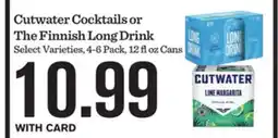 Mariano's Cutwater Cocktails or The Finnish Long Drink offer