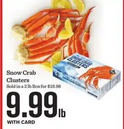 Mariano's Snow Crab Clusters offer