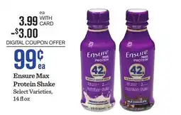 Mariano's Ensure Max Protein Shake offer