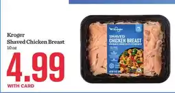 Mariano's Kroger Shaved Chicken Breast offer