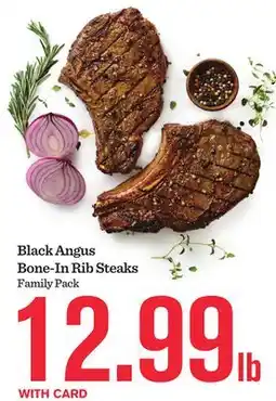 Mariano's Black Angus Bone-In Rib Steaks offer