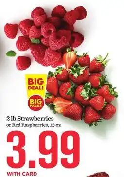 Mariano's 2 lb Strawberries offer
