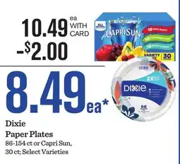 Mariano's Dixie Paper Plates offer