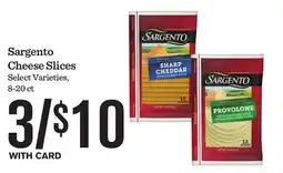 Mariano's Sargento Cheese Slices offer