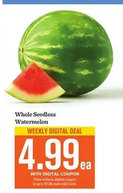 Mariano's Whole Seedless Watermelon offer