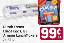 Tony’s Fresh Market Dutch Farms Large Eggs, 12 ct Armour LunchMakers offer