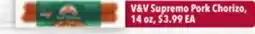 Tony’s Fresh Market V&V Supremo Pork Chorizo offer