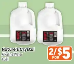 Tony’s Fresh Market Nature's Crystal Alkaline Water offer