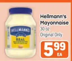 Tony’s Fresh Market Hellmann's Mayonnaise offer