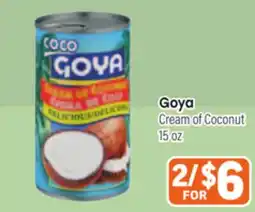 Tony’s Fresh Market Goya Cream of Coconut offer