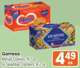 Tony’s Fresh Market Gamesa Marias or Saladitas offer
