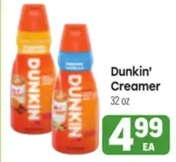 Tony’s Fresh Market Dunkin' Creamer offer