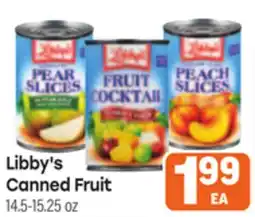 Tony’s Fresh Market Libby's Canned Fruit offer
