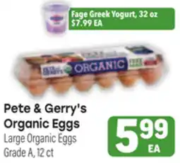 Tony’s Fresh Market Pete & Gerry's Organic Eggs offer