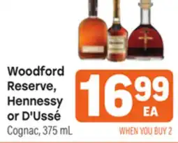 Tony’s Fresh Market Woodford Reserve, Hennessy or D'Ussé offer