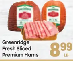 Tony’s Fresh Market Greenridge Fresh Sliced Premium Hams offer