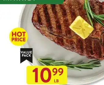 Fresh Thyme Thomas Farms Grass Fed Boneless Beef Ribeye Steak offer
