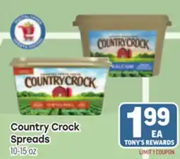 Tony’s Fresh Market Country Crock Spreads offer