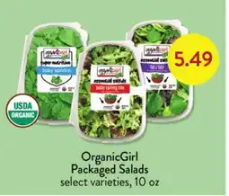 Fresh Thyme OrganicGirl Packaged Salads offer