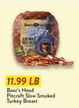 Fresh Thyme Boar's Head Pitcraft Slow Smoked Turkey Breast offer