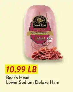 Fresh Thyme Boar's Head Lower Sodium Deluxe Ham offer