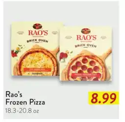 Fresh Thyme Rao's Frozen Pizza offer
