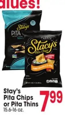 Jewel-Osco Stay's Pita Chips or Pita Thins offer