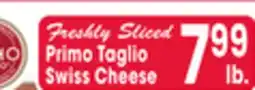 Jewel-Osco Primo Taglio Swiss Cheese offer