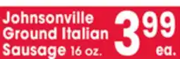 Jewel-Osco Johnsonville Ground Italian Sausage offer