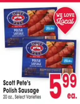 Jewel-Osco Scott Pete's Polish Sausage offer