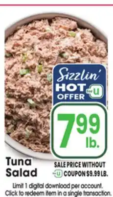 Jewel-Osco Tuna Salad offer