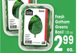 Jewel-Osco Fresh Gotham Greens Basil offer