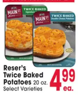 Jewel-Osco Reser's Twice Baked Potatoes offer