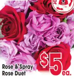 Jewel-Osco Rose & Spray Rose Duet offer