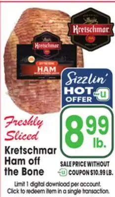 Jewel-Osco Kretschmar Ham off the Bone offer