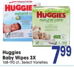 Jewel-Osco Huggies Baby Wipes 3X offer