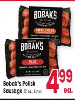 Jewel-Osco Bobak's Polish Sausage offer