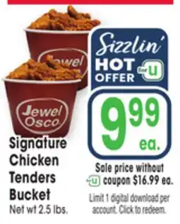 Jewel-Osco Signature Chicken Tenders Bucket offer