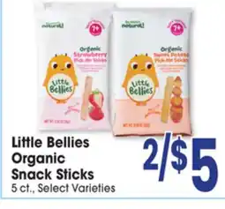 Jewel-Osco Little Bellies Organic Snack Sticks offer