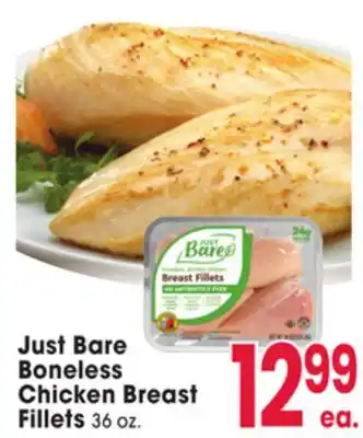 Jewel-Osco Just Bare Boneless Chicken Breast Fillets offer
