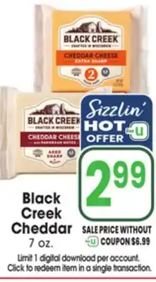 Jewel-Osco Black Creek Cheddar offer