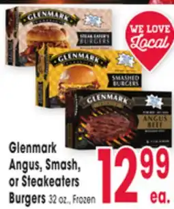 Jewel-Osco Glenmark Angus, Smash, or Steakeaters Burgers offer
