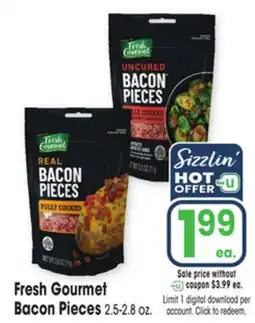 Jewel-Osco Fresh Gourmet Bacon Pieces offer