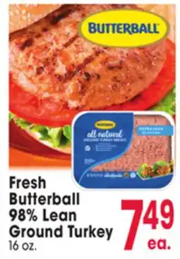 Jewel-Osco Fresh Butterball 98% Lean Ground Turkey offer