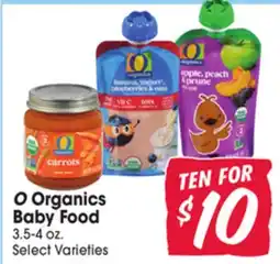 Jewel-Osco O Organics Baby Food offer