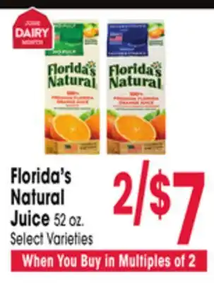 Jewel-Osco Florida's Natural Juice offer