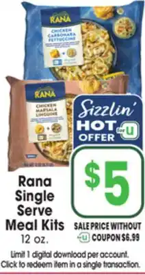 Jewel-Osco Rana Single Serve Meal Kits offer