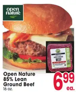 Jewel-Osco Open Nature 85% Lean Ground Beef offer