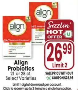Jewel-Osco Align Probiotics offer