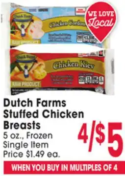 Jewel-Osco Dutch Farms Stuffed Chicken Breasts offer